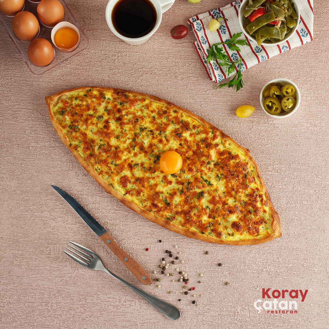 Açık Köy Peynirli Pide